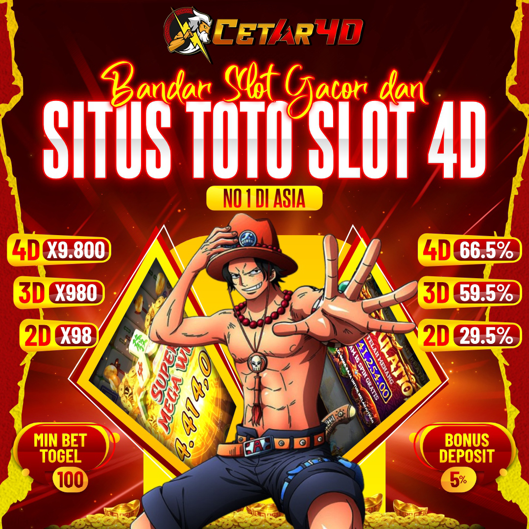 CETAR4D: Situs Slot Toto 4D Resmi Dan Slot Qris Terpercaya di CETAR4D image 1