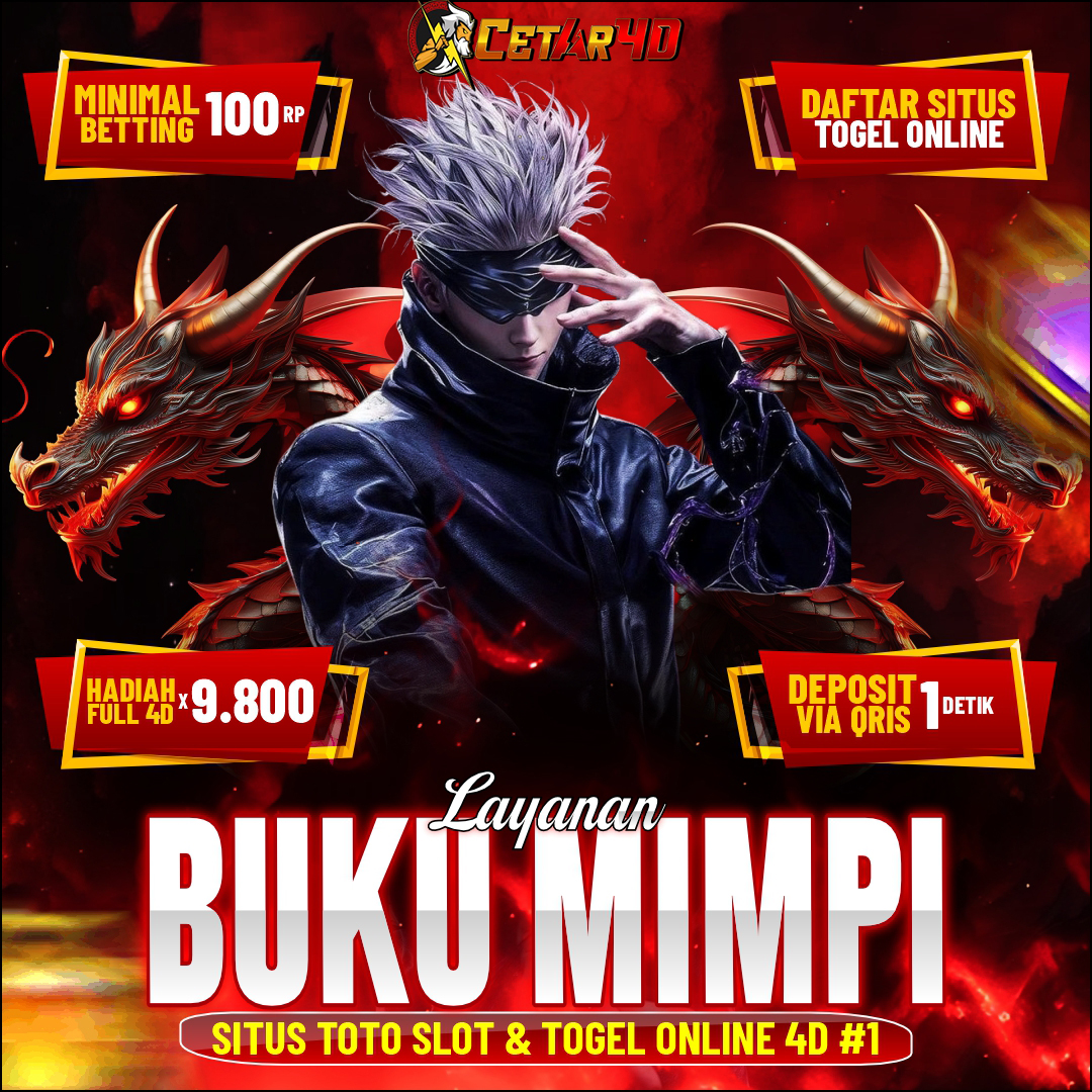 CETAR4D: Lapak Toto Togel 4D & Slot Gacor Hari Ini Terlengkap image 1